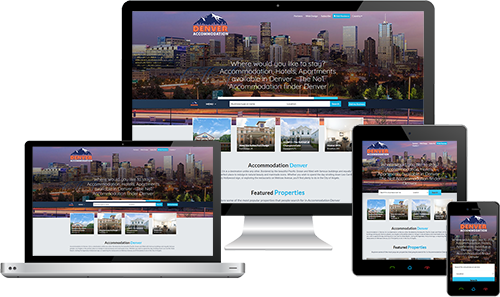 Accommodation Denver displayed beautifully on multiple devices